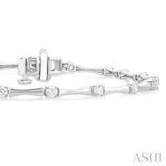 ASHI Diamond Fashion Bamboo Bracelet 70741PPFGWG