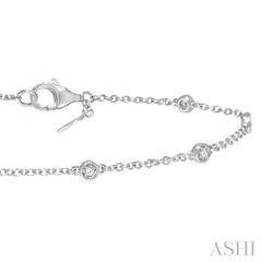 ASHI Diamond Station Chain Bracelet 707CQPPFGWG