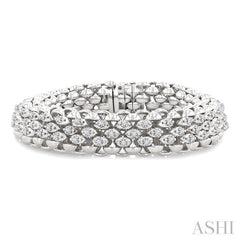 ASHI Bold Weave Diamond Fashion Bracelet 70831PPFGWG-1.25