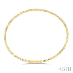 ASHI Diamond Pave Flex Bangle 709W3PPFGYG