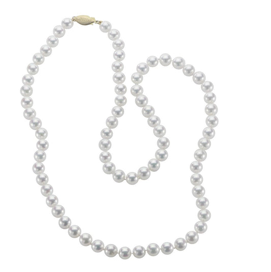 Parkplace Pearls 14KT Yellow Gold Akoya Necklace 70CA/HL18