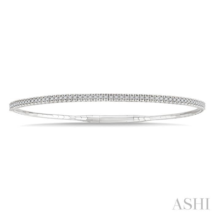 ASHI Halfway Diamond Flex Bangle 711W6PPFGWG