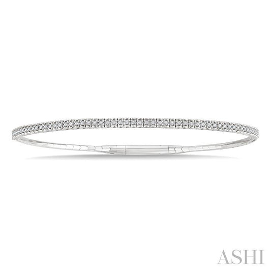 ASHI Halfway Diamond Flex Bangle 711W6PPFGWG