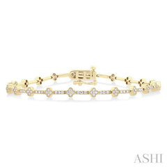 ASHI Clover Diamond Bracelet 71241PPFGYG