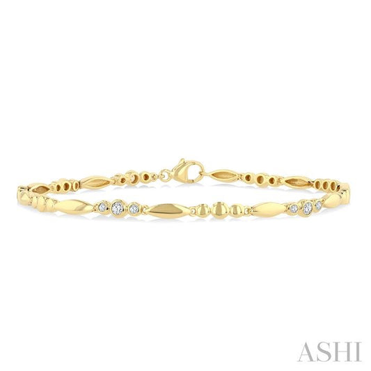 ASHI Diamond Fashion Bracelet 7131QPPTGYG