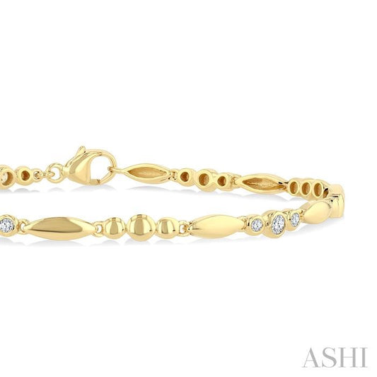 ASHI Diamond Fashion Bracelet 7131QPPTGYG
