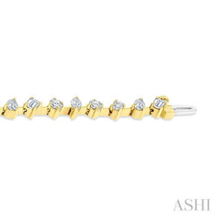 ASHI Mixed Shape Diamond Fashion Bracelet 72253PPFHYG-3.55
