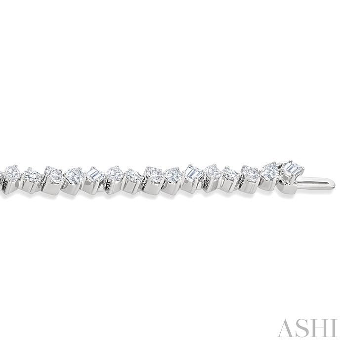 ASHI Mixed Shape Diamond Bracelet 72275PPFHWG-5.70