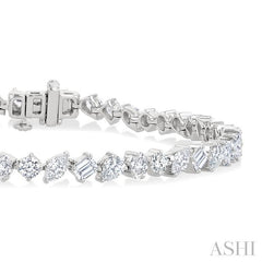 ASHI Mixed Shape Diamond Bracelet 72275PPFHWG-5.70