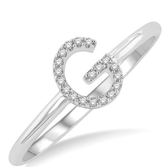 Parkplace Jewelers Block 'G' Initial Diamond Ring 365D9PPTSWG-G