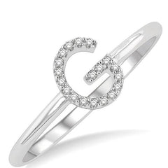 Parkplace Jewelers Block 'G' Initial Diamond Ring 365D9PPTSWG-G
