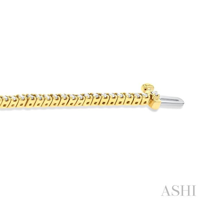 ASHI Diamond Tennis Bracelet 73371PPFGYG