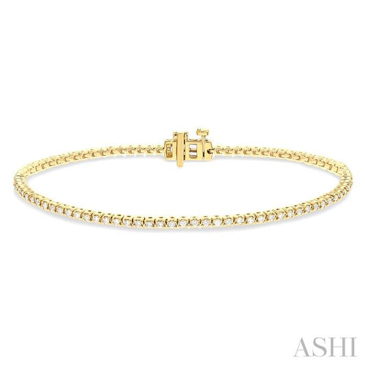 ASHI Diamond Tennis Bracelet 73371PPFGYG