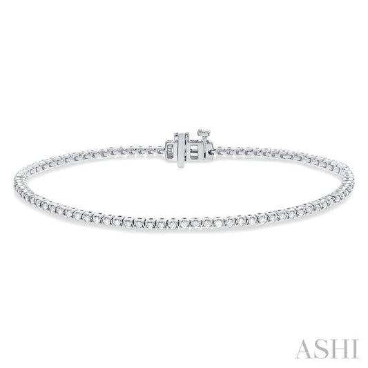 ASHI Diamond Tennis Bracelet 73371PPFHWG