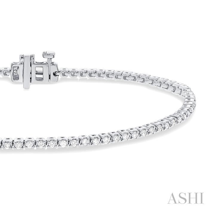 ASHI Diamond Tennis Bracelet 73371PPFHWG