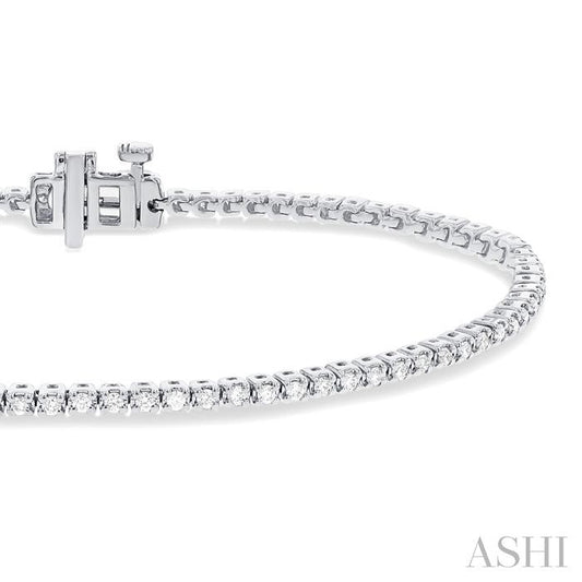 ASHI Diamond Tennis Bracelet 73371PPFHWG