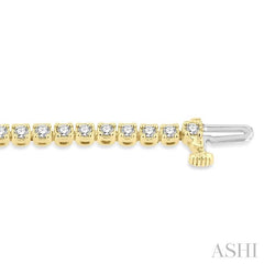 ASHI Diamond Tennis Bracelet 73372PPFGYG