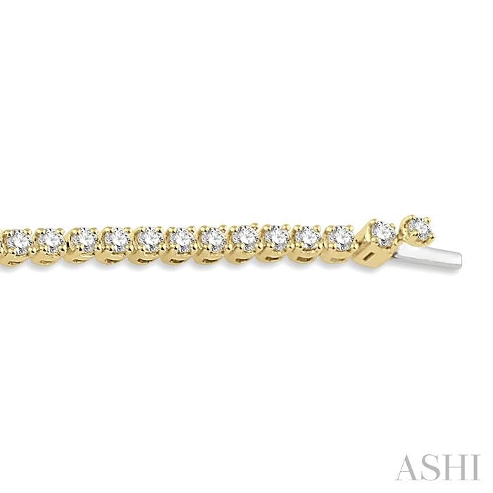 ASHI Diamond Tennis Bracelet 73373PPFGYG
