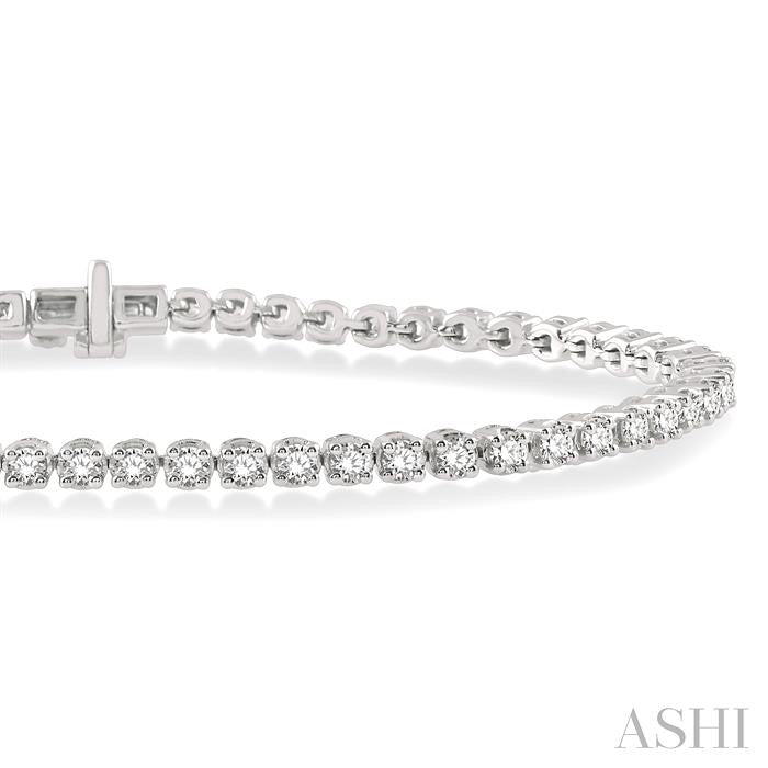ASHI Diamond Tennis Bracelet 73373PPFHWG