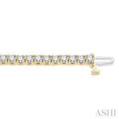 ASHI Diamond Tennis Bracelet 73375PPFGYG