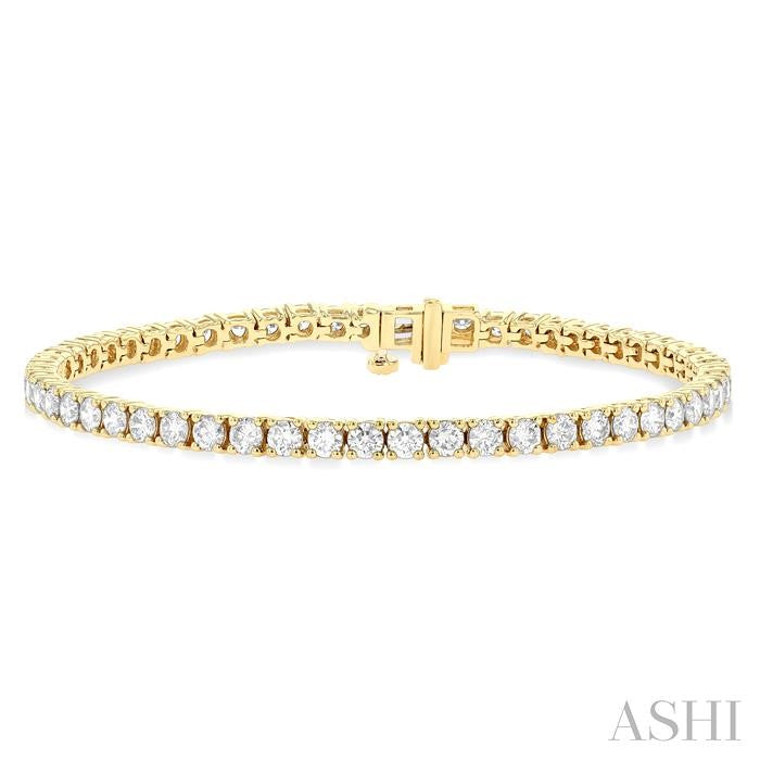 ASHI Diamond Tennis Bracelet 73375PPFGYG
