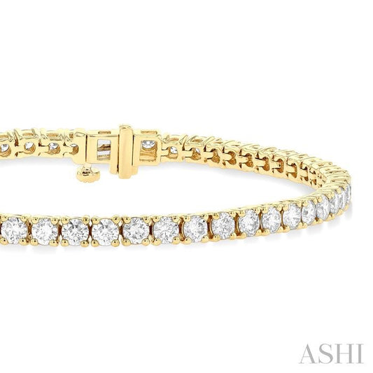 ASHI Diamond Tennis Bracelet 73375PPFGYG