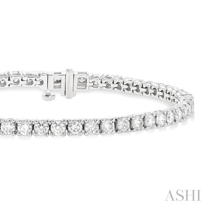 ASHI Diamond Tennis Bracelet 73375PPFHWG