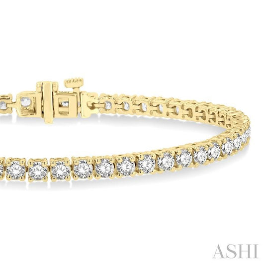 ASHI Diamond Tennis Bracelet 73376PPFGYG