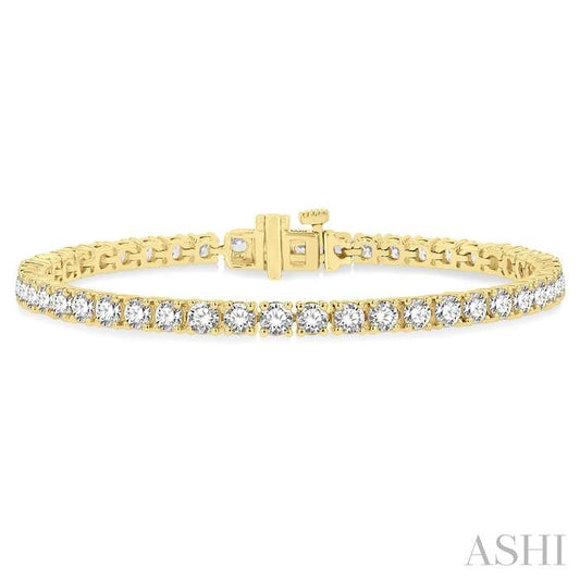 ASHI Diamond Tennis Bracelet 73377PPFGYG