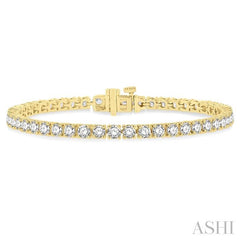 ASHI Diamond Tennis Bracelet 73377PPFGYG