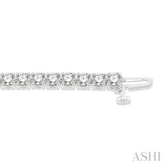 ASHI Diamond Tennis Bracelet 73377PPFHWG