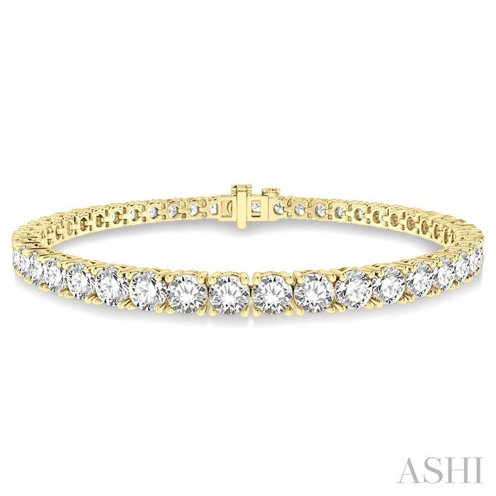 ASHI Diamond Tennis Bracelet 73378PPFGYG