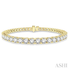 ASHI Diamond Tennis Bracelet 73378PPFGYG