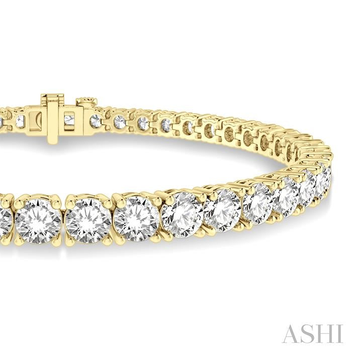 ASHI Diamond Tennis Bracelet 73378PPFGYG