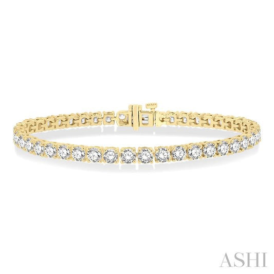 ASHI Diamond Tennis Bracelet 7337MPPFGYG