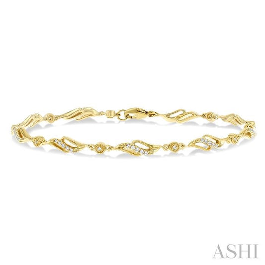 ASHI Diamond Fashion Bracelet 7451QPPTSYG