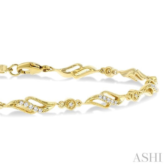 ASHI Diamond Fashion Bracelet 7451QPPTSYG