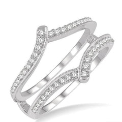 Parkplace Jewelers Chevron Diamond Insert Ring 29665PPFHWG