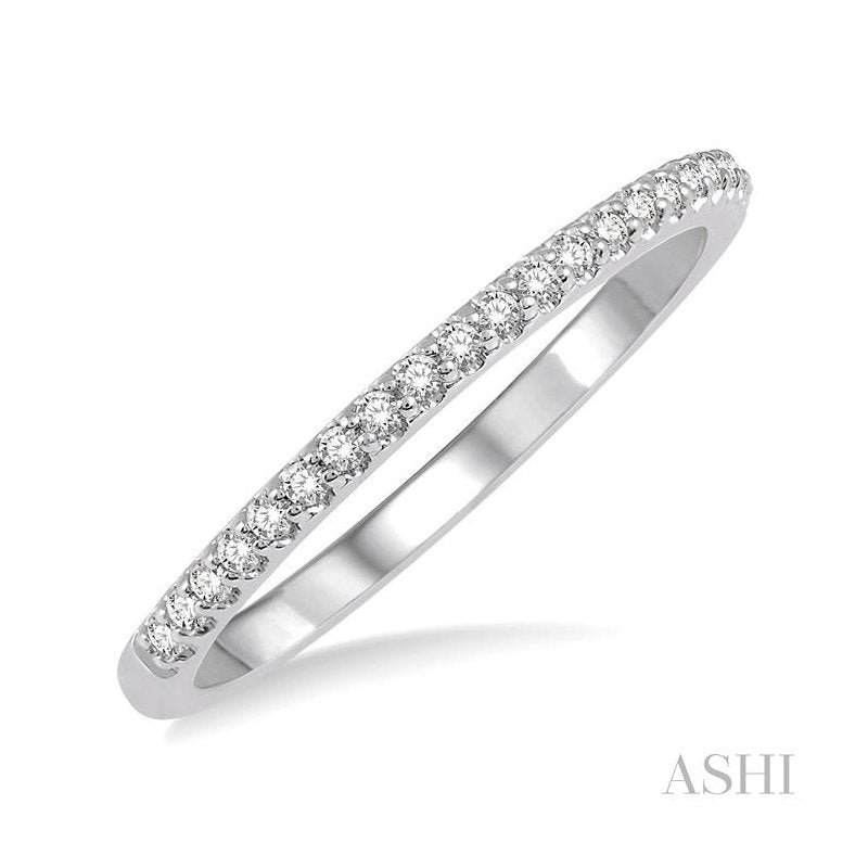 ASHI Diamond Wedding Band 244G9PPFHWG-WB