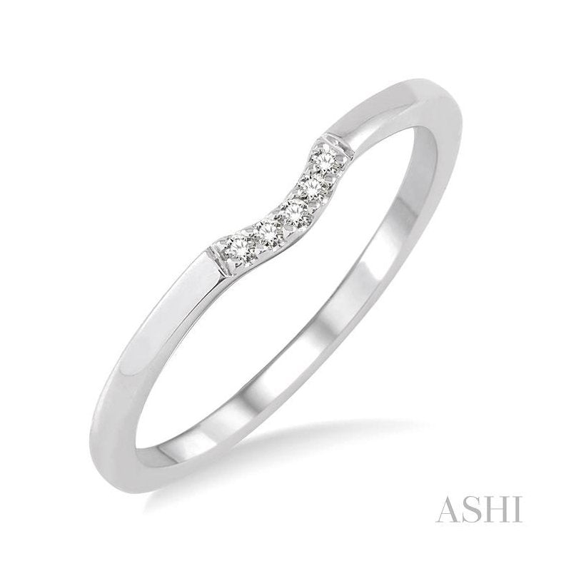 ASHI Diamond Wedding Band 14949PPFHWG-WB