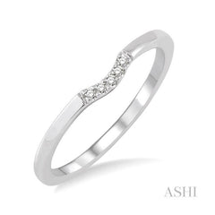 ASHI Diamond Wedding Band 14949PPFHWG-WB