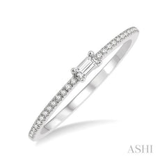 ASHI Stackable Petite Baguette Diamond Fashion Ring 318A8PPFHWG