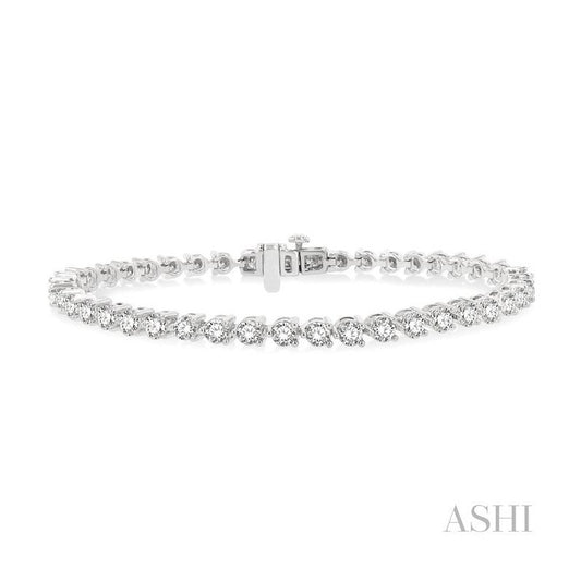 ASHI Diamond Tennis Bracelet 70725PPFGWG