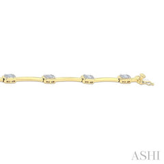 ASHI Bar Fusion Diamond Bracelet 7718VPPFGYW