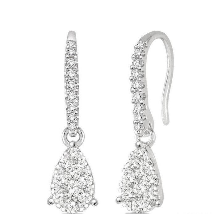 Parkplace Jewelers Pear Shape Lovebright Essential Diamond Earrings 911D5PPFHERWG