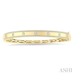 ASHI Flush Set Diamond Fashion Bangle 795H1PPFGYG