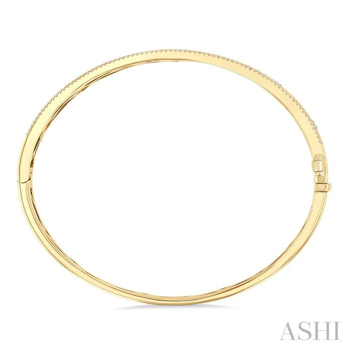 ASHI Flush Set Diamond Fashion Bangle 795H1PPFGYG