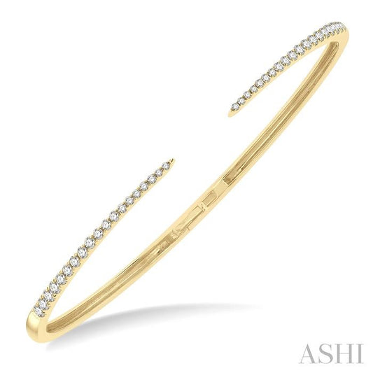 ASHI Claw Cuff Diamond Open Bangle 796D3PPFGYG