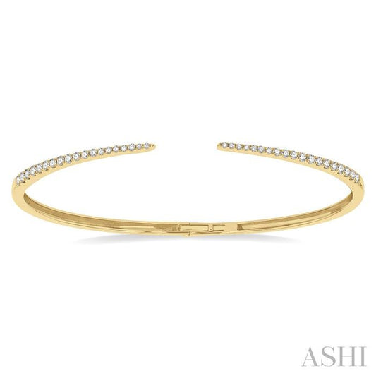 ASHI Claw Cuff Diamond Open Bangle 796D3PPFGYG