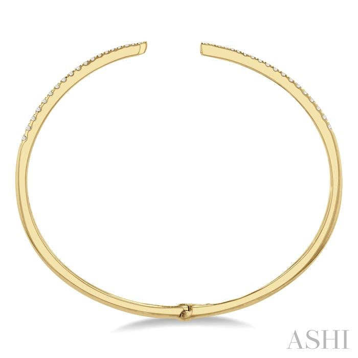 ASHI Claw Cuff Diamond Open Bangle 796D3PPFGYG